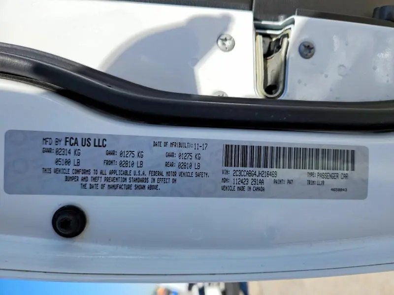 2018 CHRYSLER 300 S  