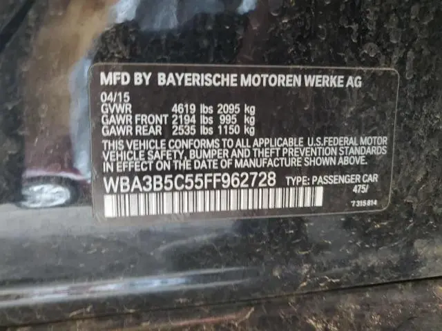 2015 BMW 328 XI SULEV  