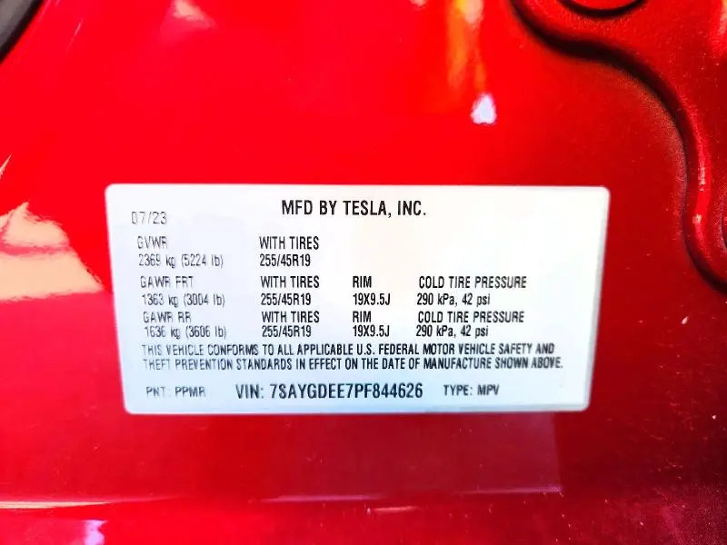 2023 TESLA MODEL Y   