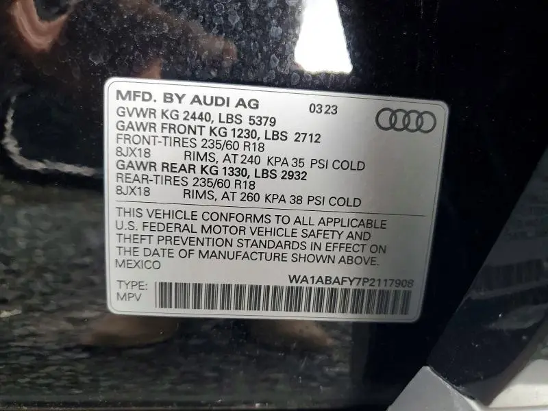 2023 AUDI Q5 PREMIUM 40  
