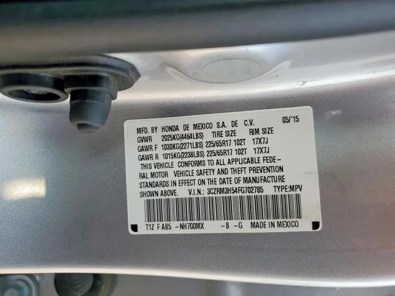 2015 HONDA CR-V EX  