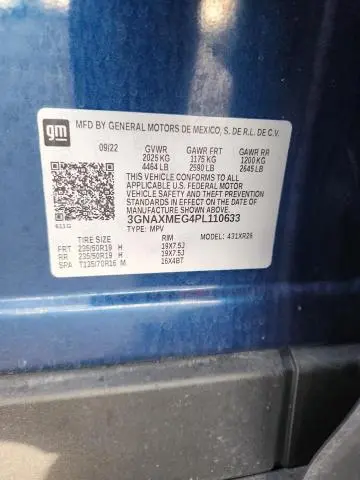 2023 CHEVROLET EQUINOX RS  