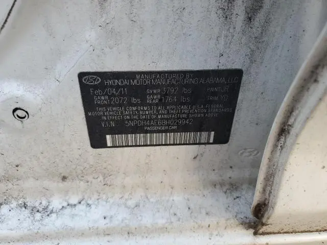 2011 HYUNDAI ELANTRA GLS  