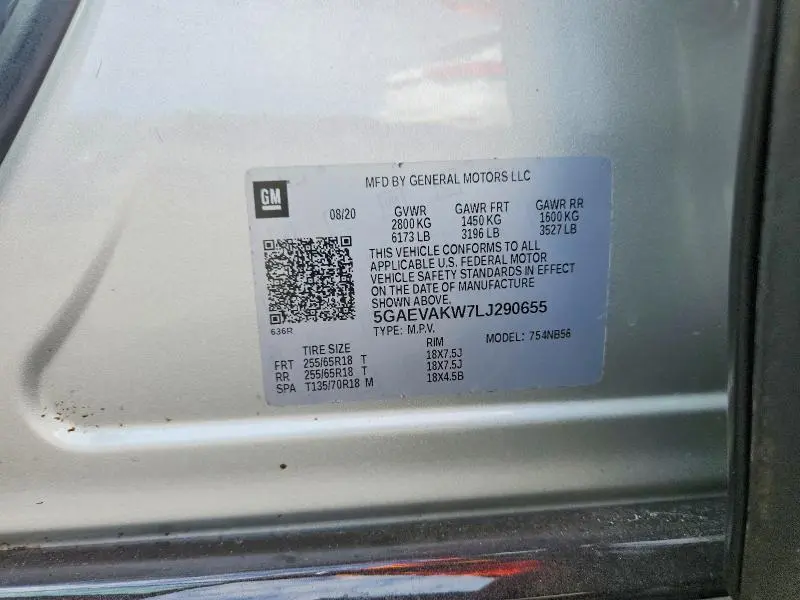 2020 BUICK ENCLAVE ESSENCE  