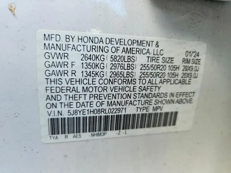 2024 ACURA MDX A-SPEC  