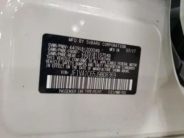 2018 SUBARU WRX PREMIUM  