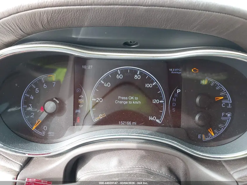 2015 JEEP GRAND CHEROKEE OVERLAND