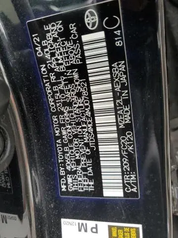 2021 TOYOTA COROLLA SE  