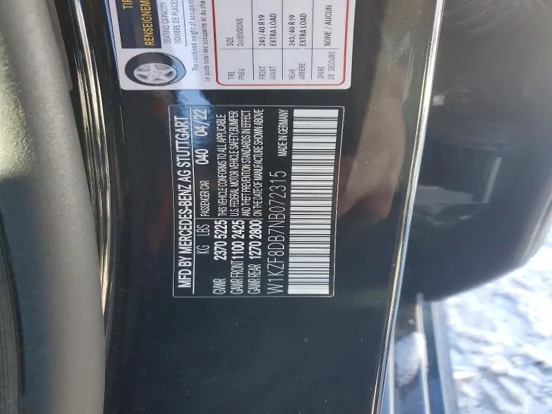 2022 MERCEDES-BENZ E 350  