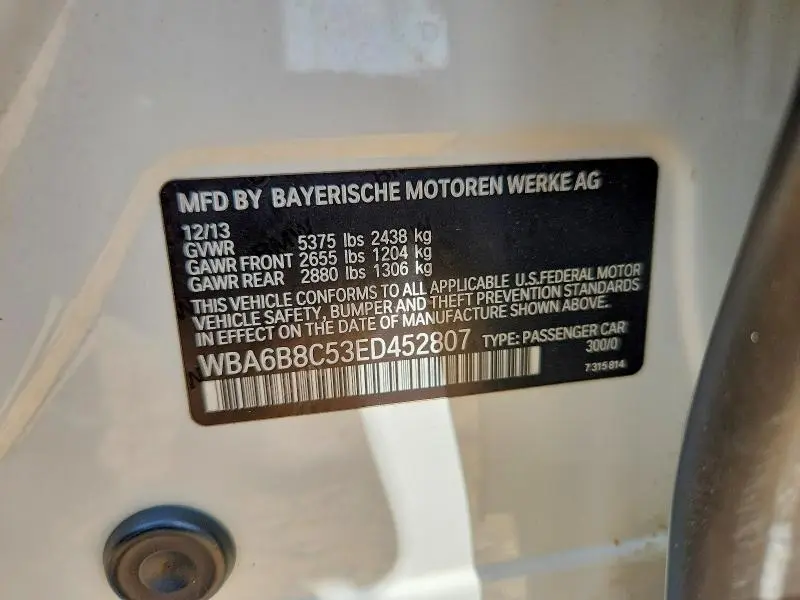 2014 BMW 640 XI GRAN COUPE  