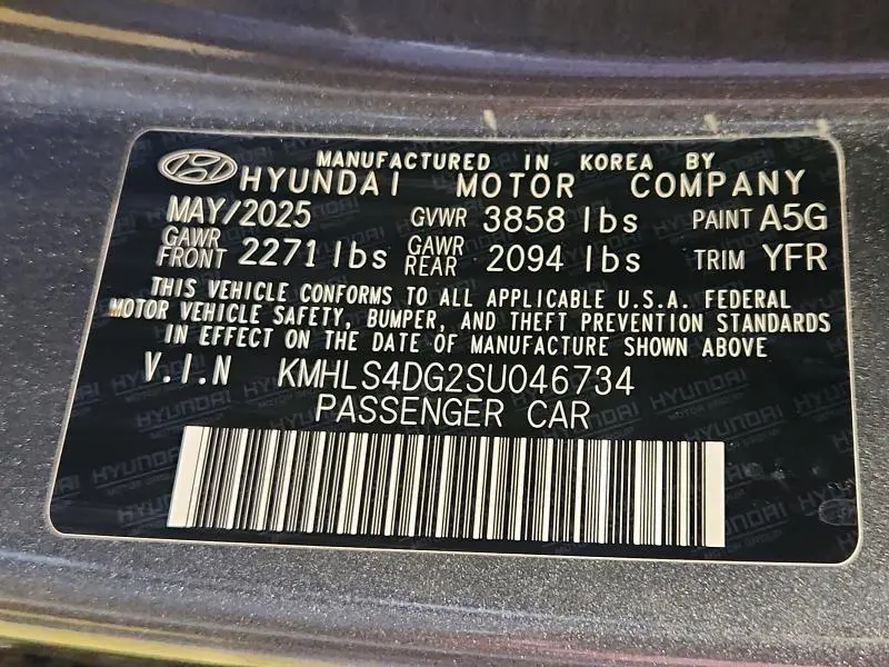 2025 HYUNDAI ELANTRA SEL  