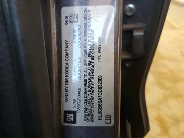 2016 CHEVROLET SPARK LS  