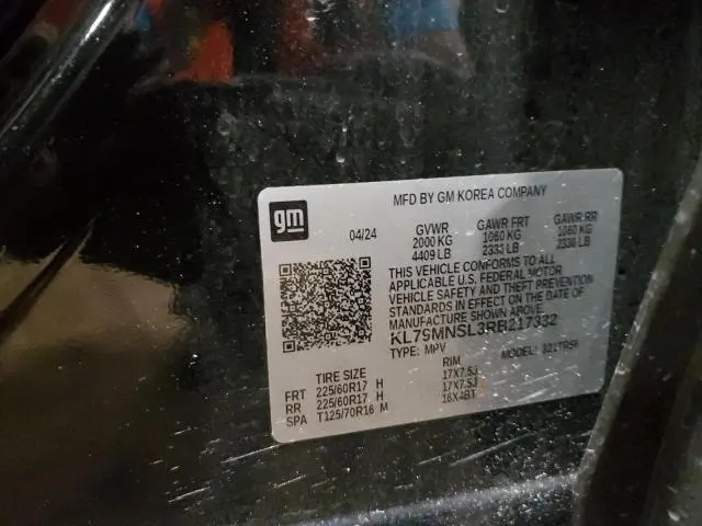 2024 CHEVROLET TRAILBLAZER LS  