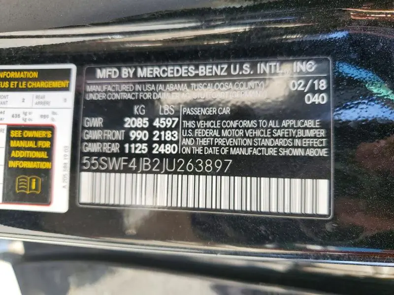 2018 MERCEDES-BENZ C 300  