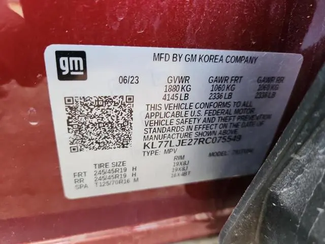 2024 CHEVROLET TRAX 2RS  