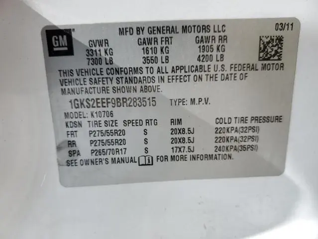 2011 GMC YUKON DENALI  