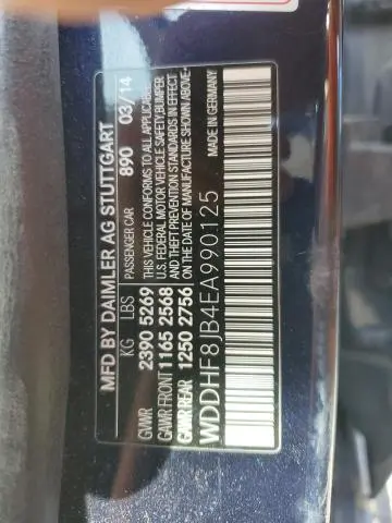 2014 MERCEDES-BENZ E 350 4MATIC  