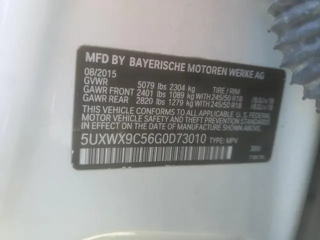 2016 BMW X3 XDRIVE28I  