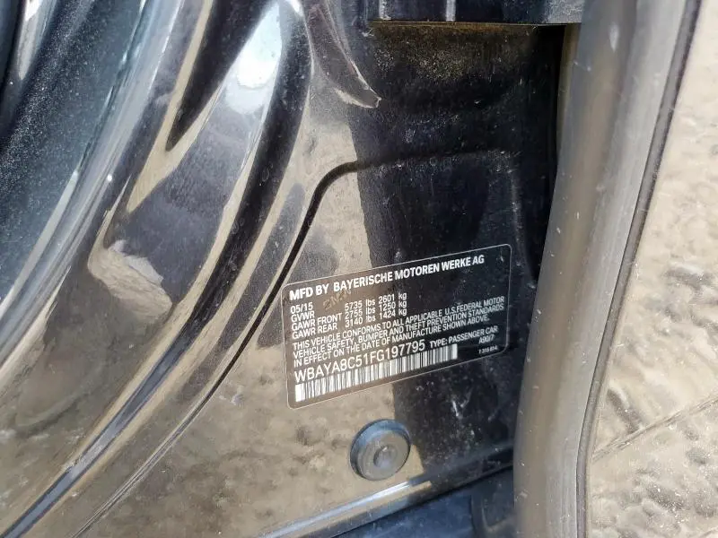 2015 BMW 750I MSPORT