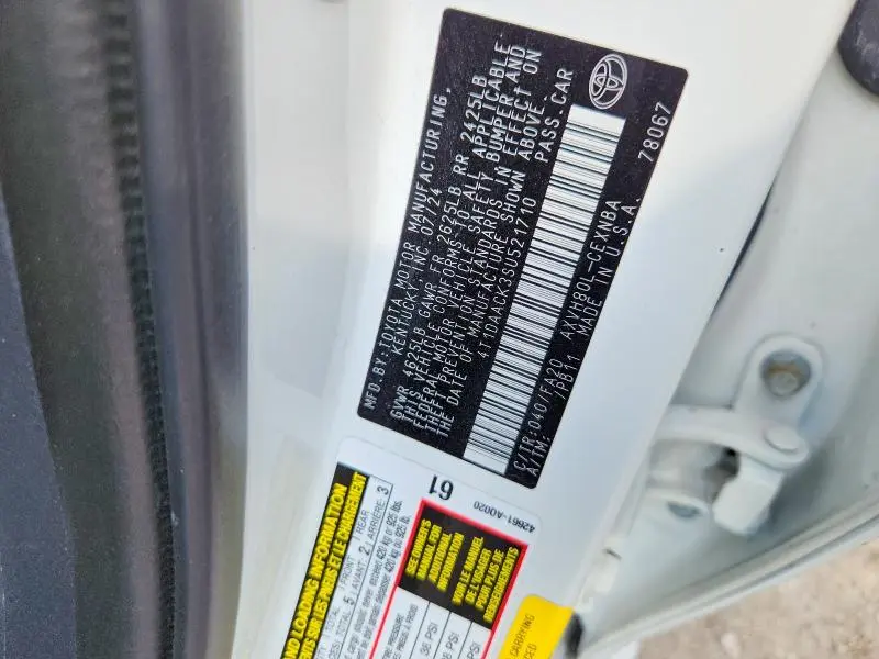 2025 TOYOTA CAMRY LE  