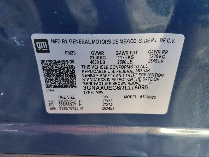 2024 CHEVROLET EQUINOX LT  