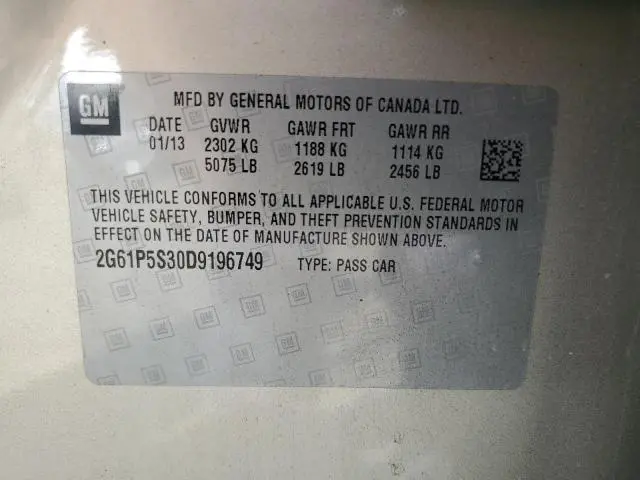 2013 CADILLAC XTS LUXURY COLLECTION  