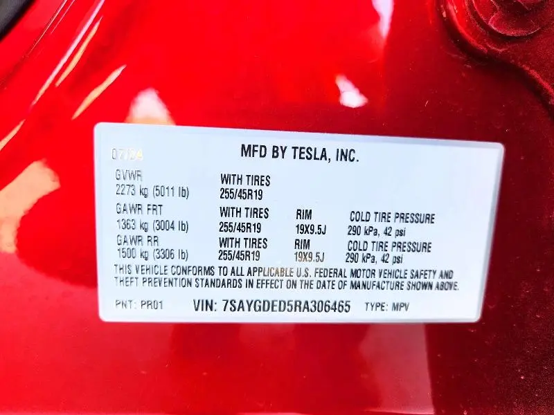 2024 TESLA MODEL Y   