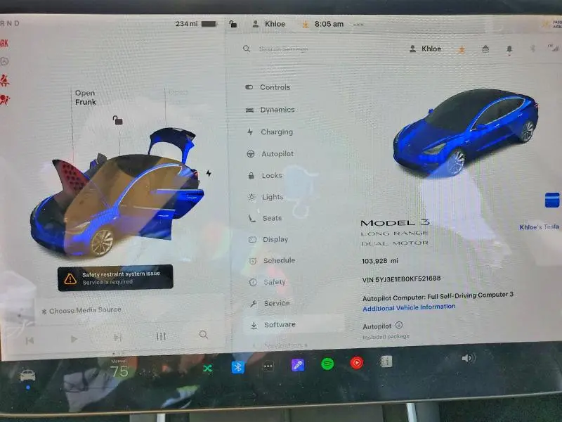 2019 TESLA MODEL 3   