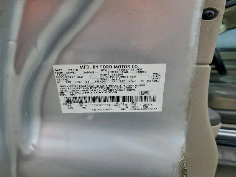 2010 FORD ESCAPE HYBRID  