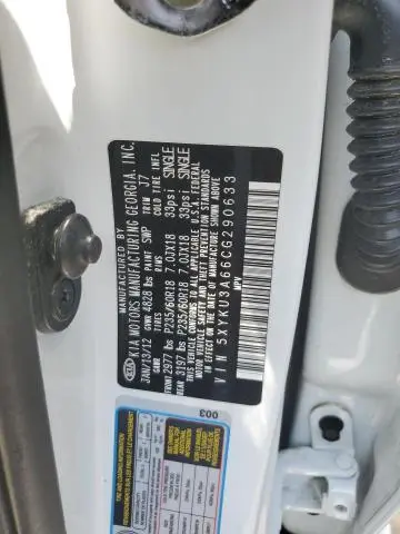 2012 KIA SORENTO EX  