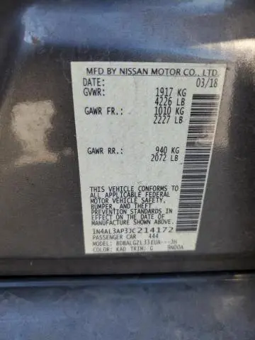 2018 NISSAN ALTIMA 2.5  