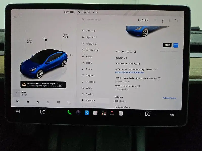 2022 TESLA MODEL 3   
