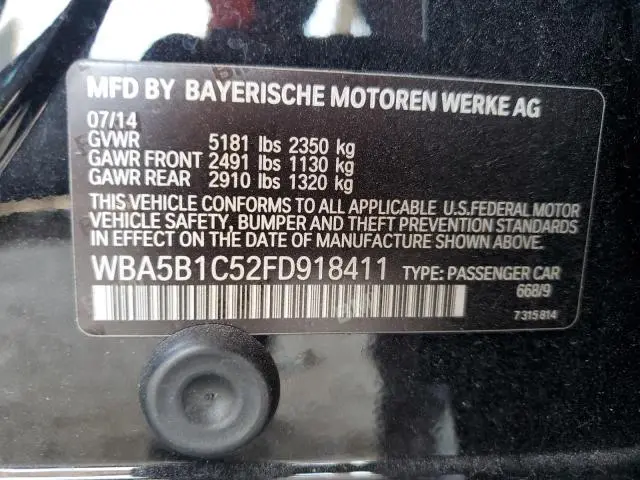2015 BMW 535 I  