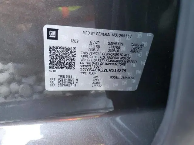 2020 CADILLAC ESCALADE PREMIUM LUXURY  