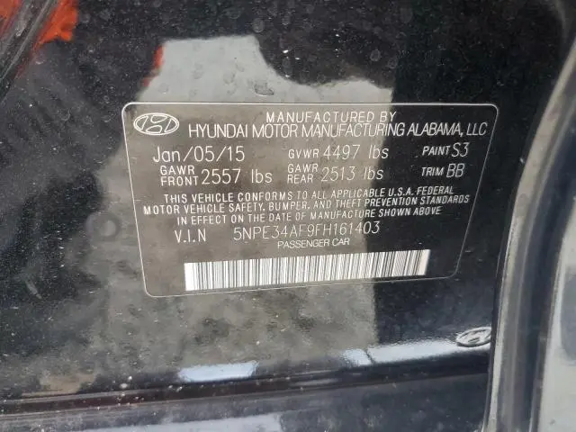 2015 HYUNDAI SONATA SPORT  