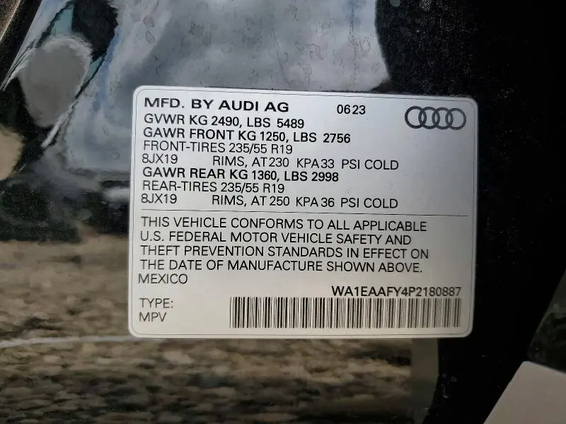 2023 AUDI Q5 PREMIUM PLUS 45  