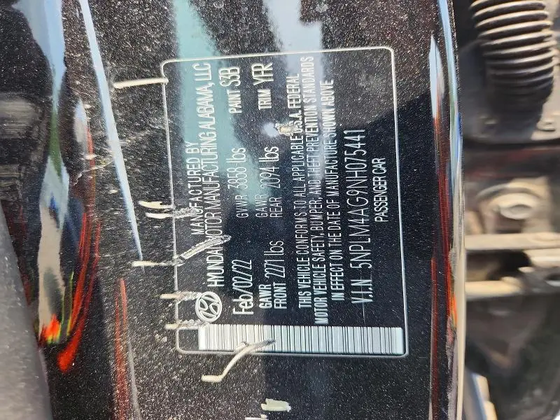 2022 HYUNDAI ELANTRA SEL  