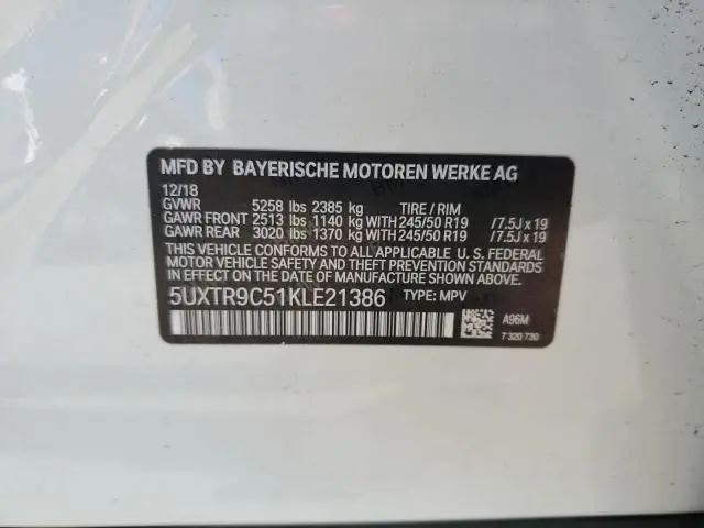 2019 BMW X3 XDRIVE30I  