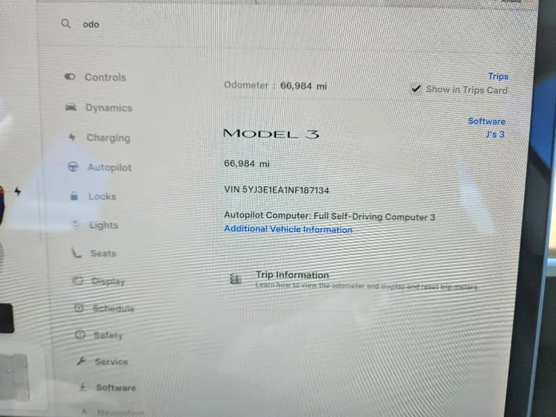 2022 TESLA MODEL 3   