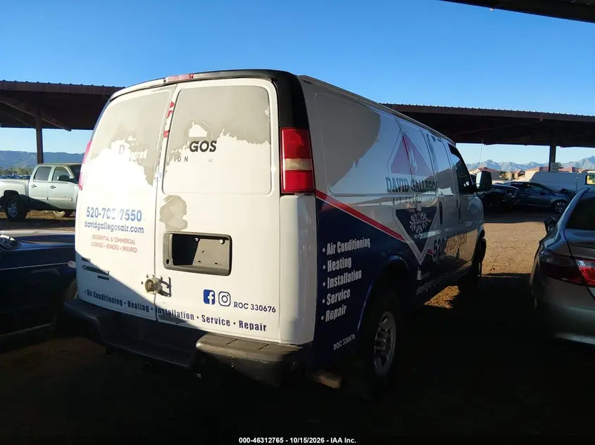 2012 CHEVROLET EXPRESS 2500 WORK VAN