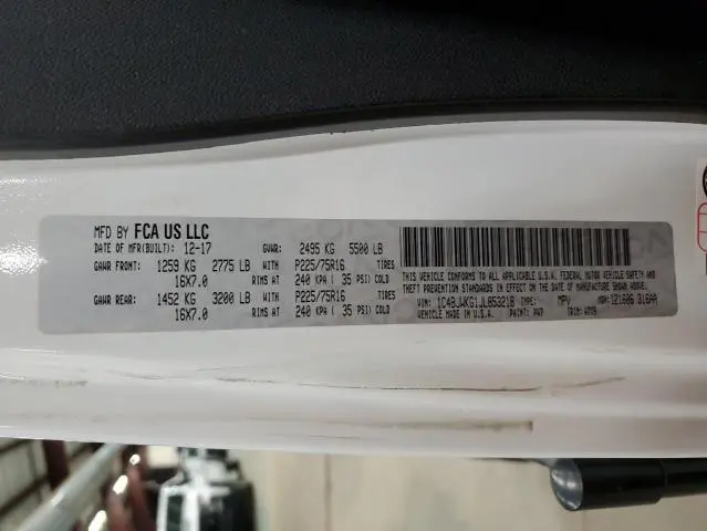 2018 JEEP WRANGLER UNLIMITED SPORT  