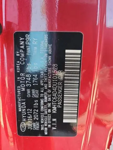 2013 HYUNDAI VELOSTER   