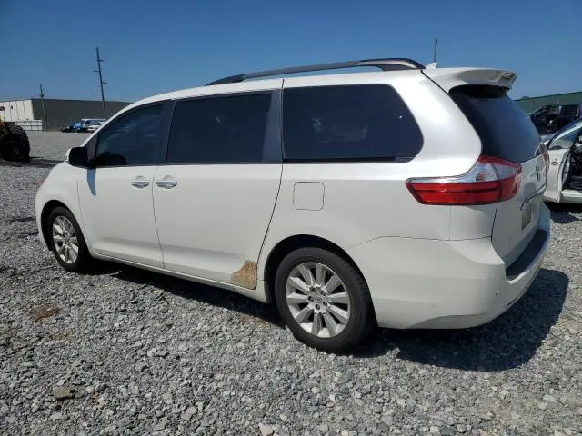 2015 TOYOTA SIENNA XLE  