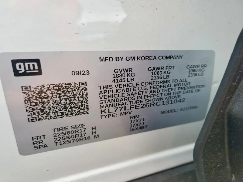 2024 CHEVROLET TRAX LS  