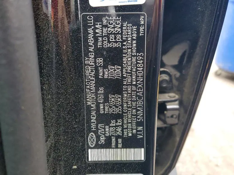 2022 HYUNDAI TUCSON SEL  
