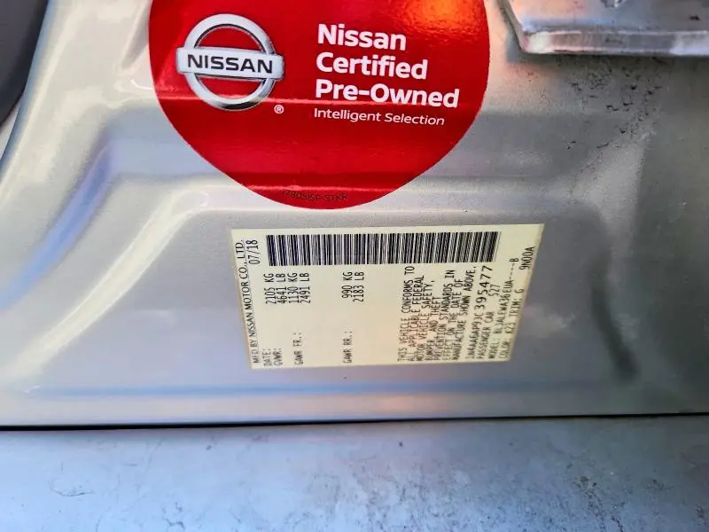 2018 NISSAN MAXIMA 3.5 SL  