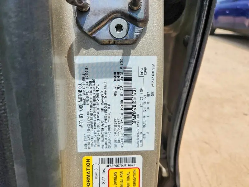 2018 FORD FUSION S  