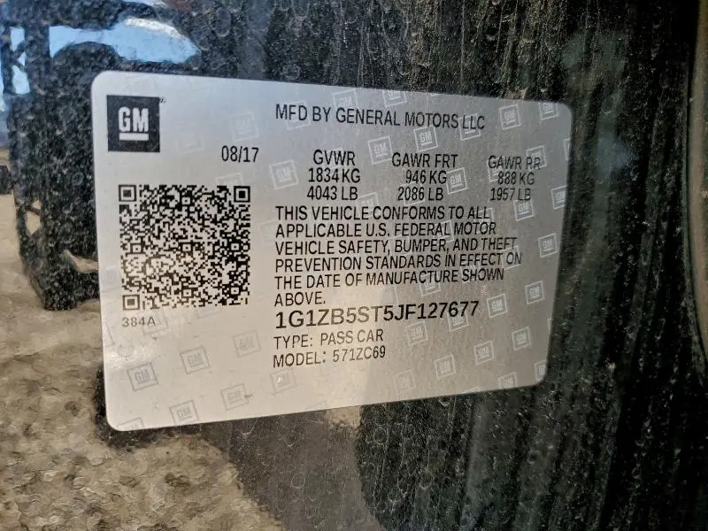 2018 CHEVROLET MALIBU LS  