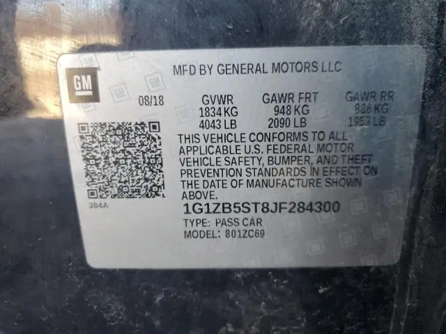 2018 CHEVROLET MALIBU LS  
