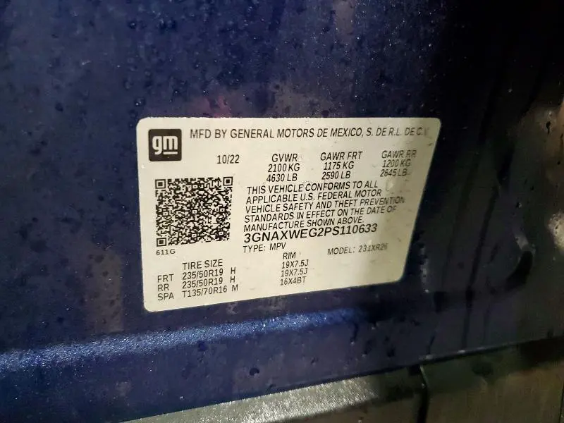 2023 CHEVROLET EQUINOX RS  